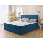 Επενδυμένο κρεβάτι Claire με στρώμα και ανώστρωμα-Mple-160 x 200