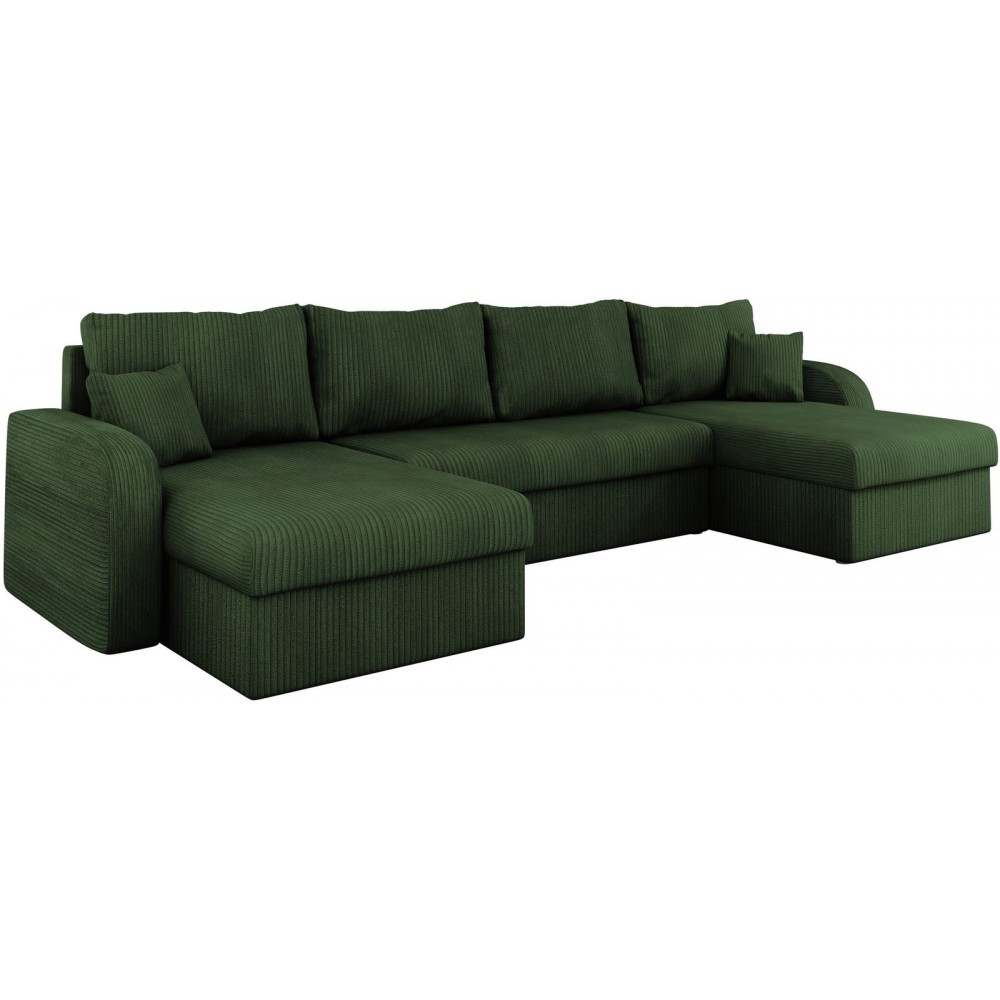 Γωνιακός καναπές Kris U-Prasino