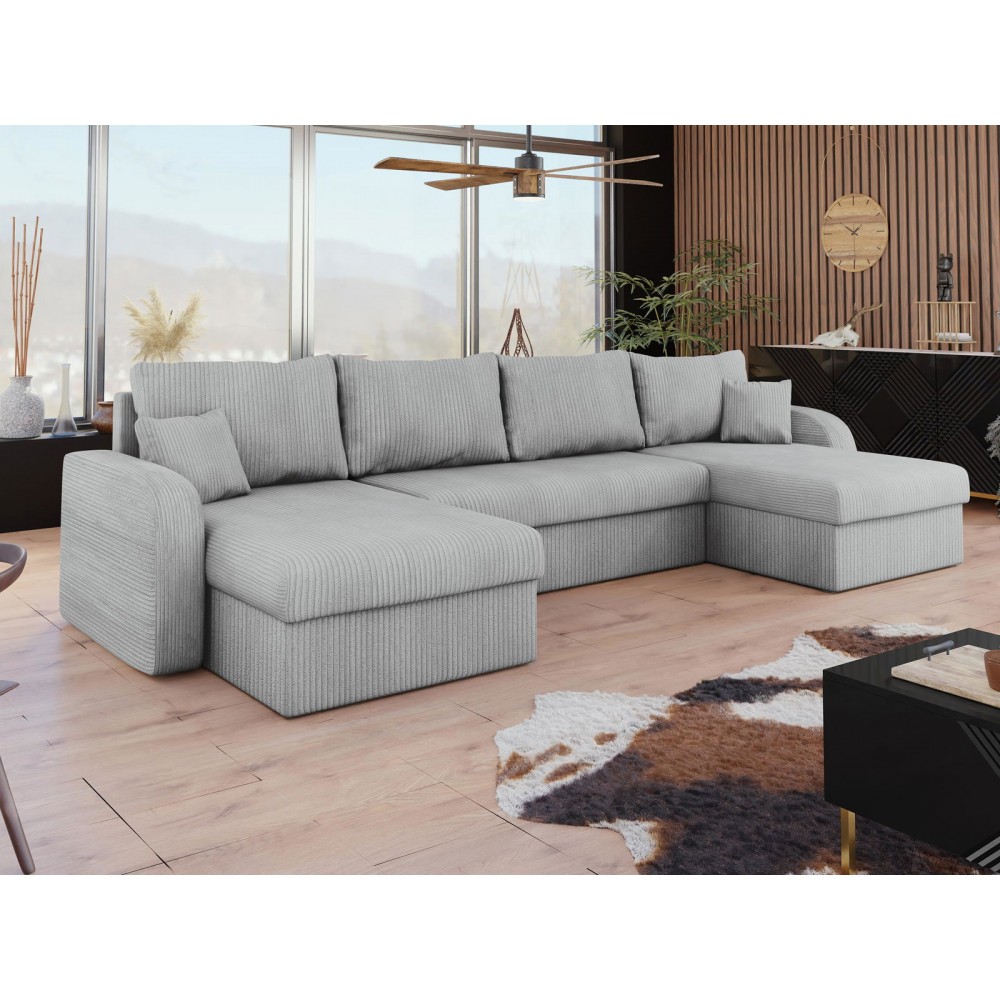 Γωνιακός καναπές Kris U-Gkri Anoixto