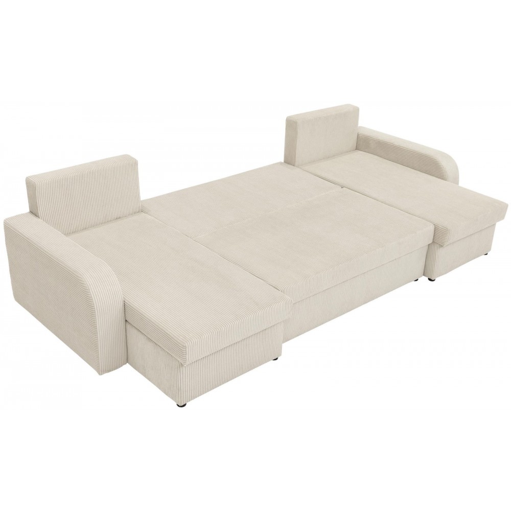 Γωνιακός καναπές Kris U-Gkri Skouro