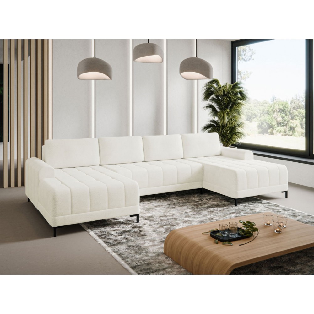 Γωνιακός καναπές Aris XL-Krem