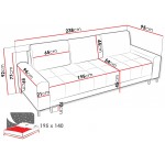 Καναπές - κρεβάτι Aris-Gkri Anoixto