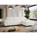 Γωνιακός καναπές Aris L-Krem-Δεξιά