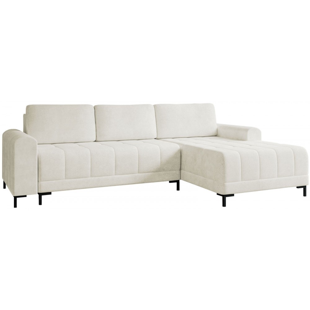 Γωνιακός καναπές Aris L-Krem-Δεξιά