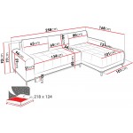 Γωνιακός καναπές Aris L-Mpez-Δεξιά