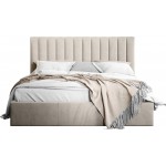 Επενδυμένο κρεβάτι Cosmos-Ekrou-120 x 200