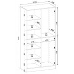 Ντουλάπα Haven δίφυλλη