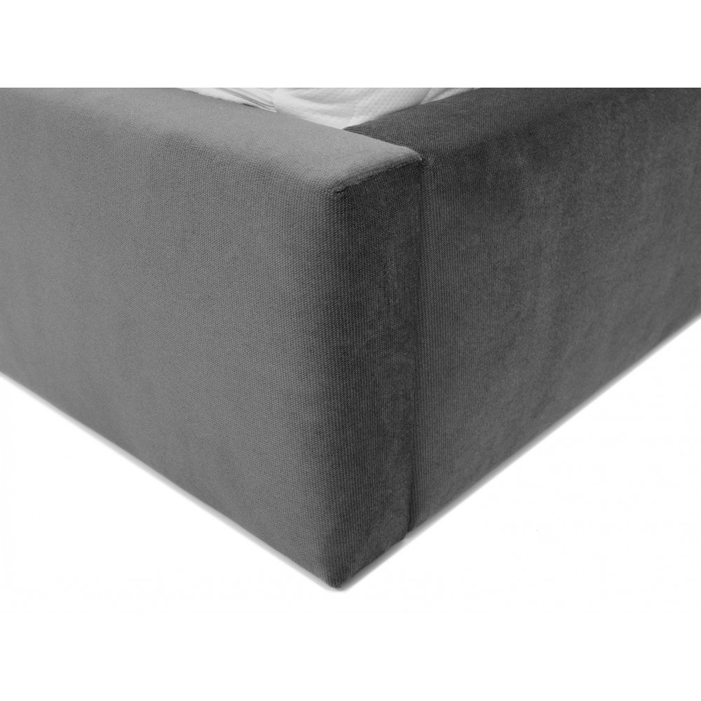 Επενδυμένο κρεβάτι Lilkus-Mple Skouro-180 x 200