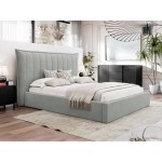 Επενδυμένο κρεβάτι Lilkus-Gkri Anoixto-160 x 200