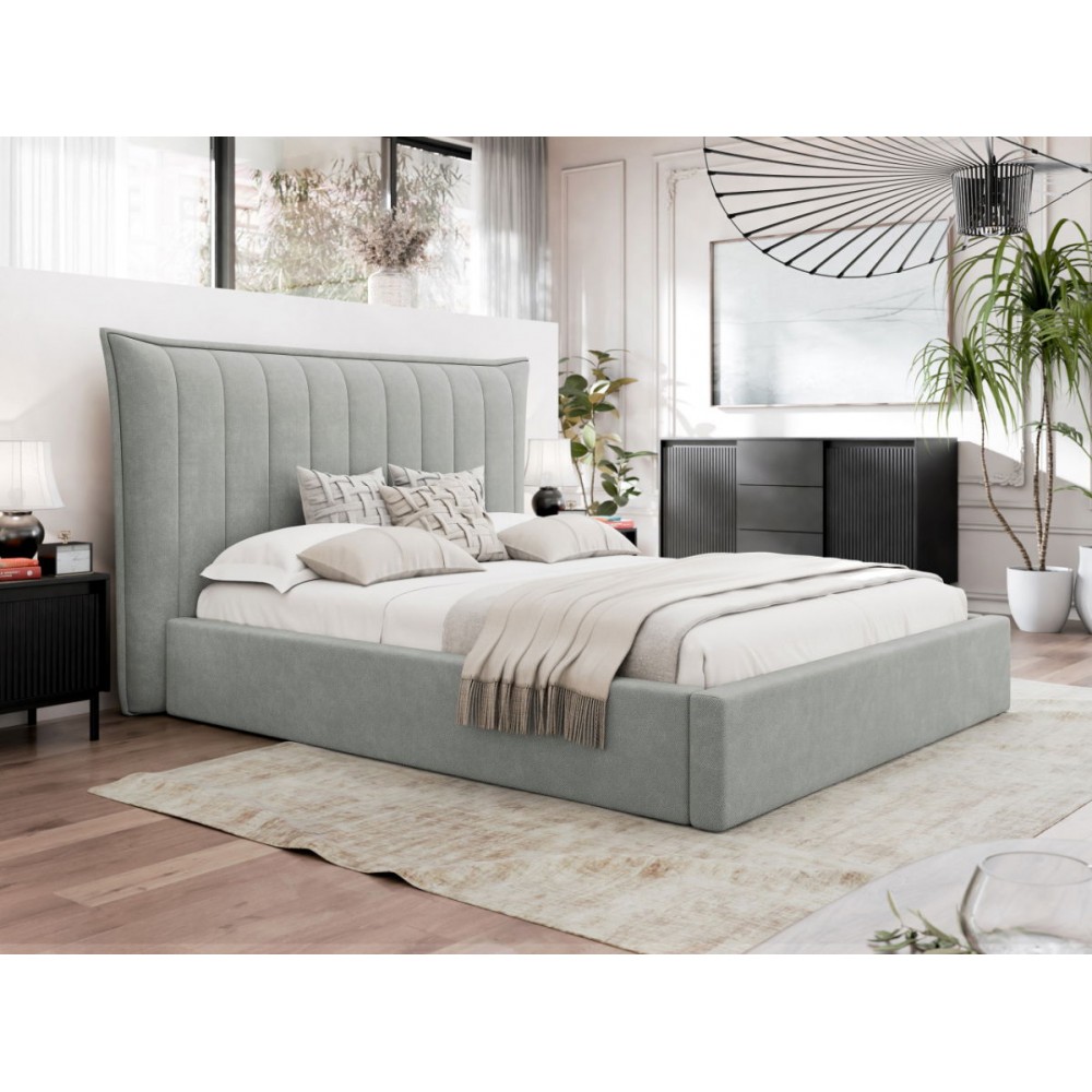 Επενδυμένο κρεβάτι Lilkus-Gkri Anoixto-180 x 200