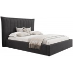 Επενδυμένο κρεβάτι Lilkus-Gkri Skouro-160 x 200