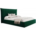 Επενδυμένο κρεβάτι Lilkus-Prasino-140 x 200