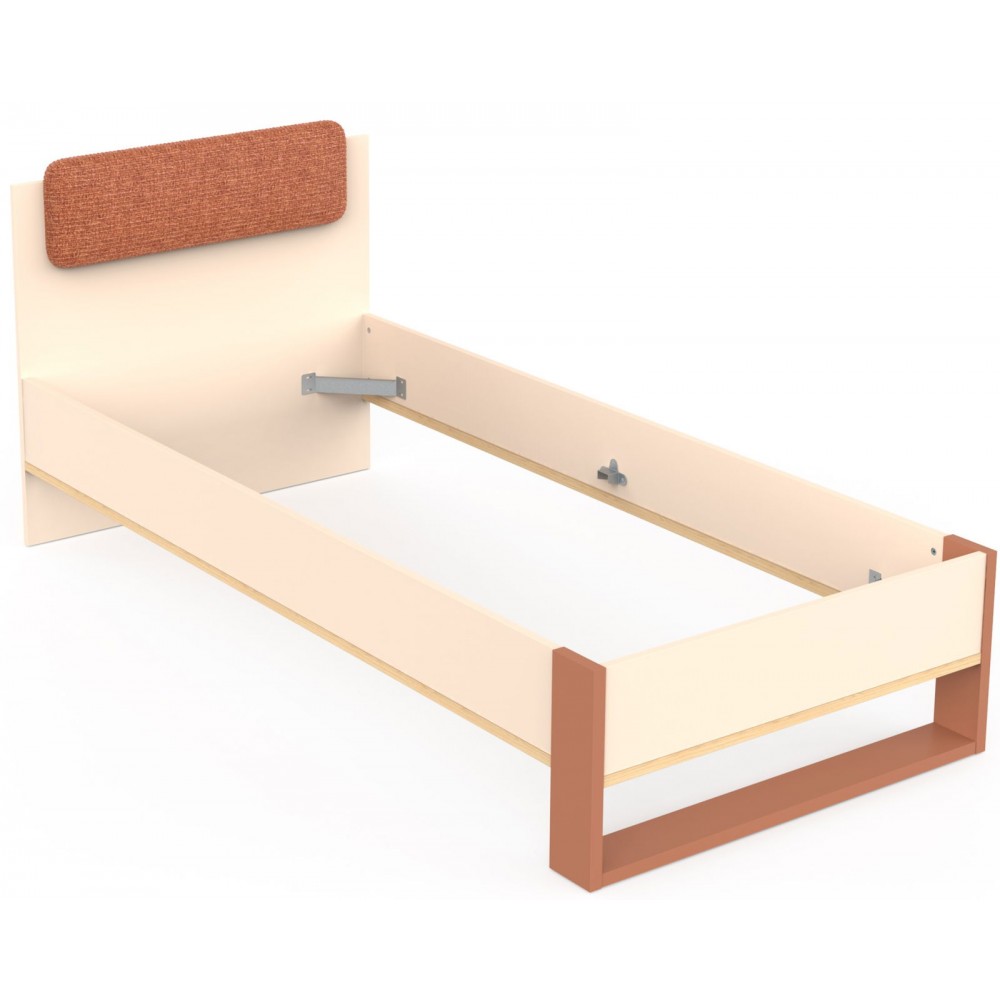 Παιδικό κρεβάτι Camilla-Terracotta