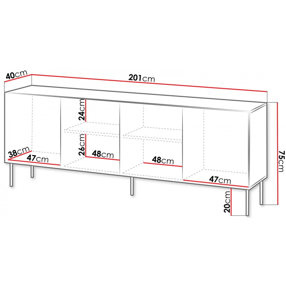 Μπουφές Isla plus-Mpez