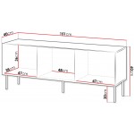 Έπιπλο τηλεόρασης Isla-Mpez