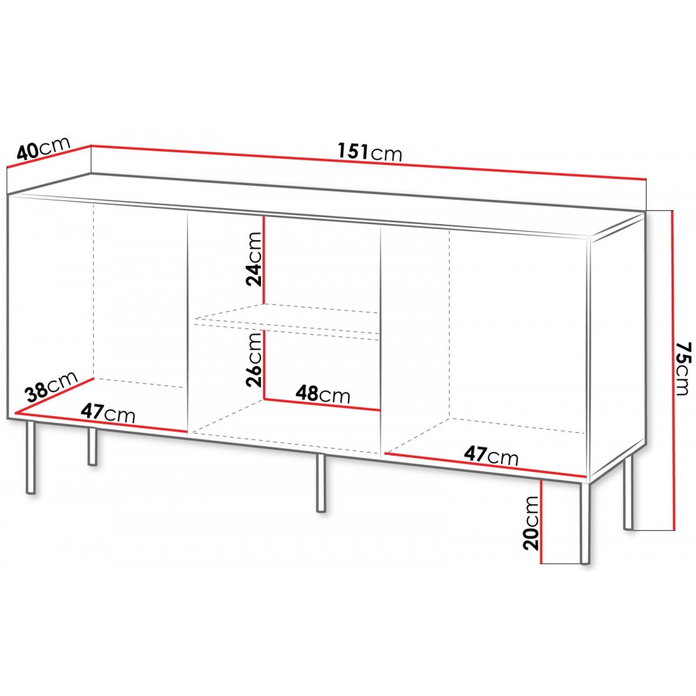 Μπουφές Siena I-Mpez