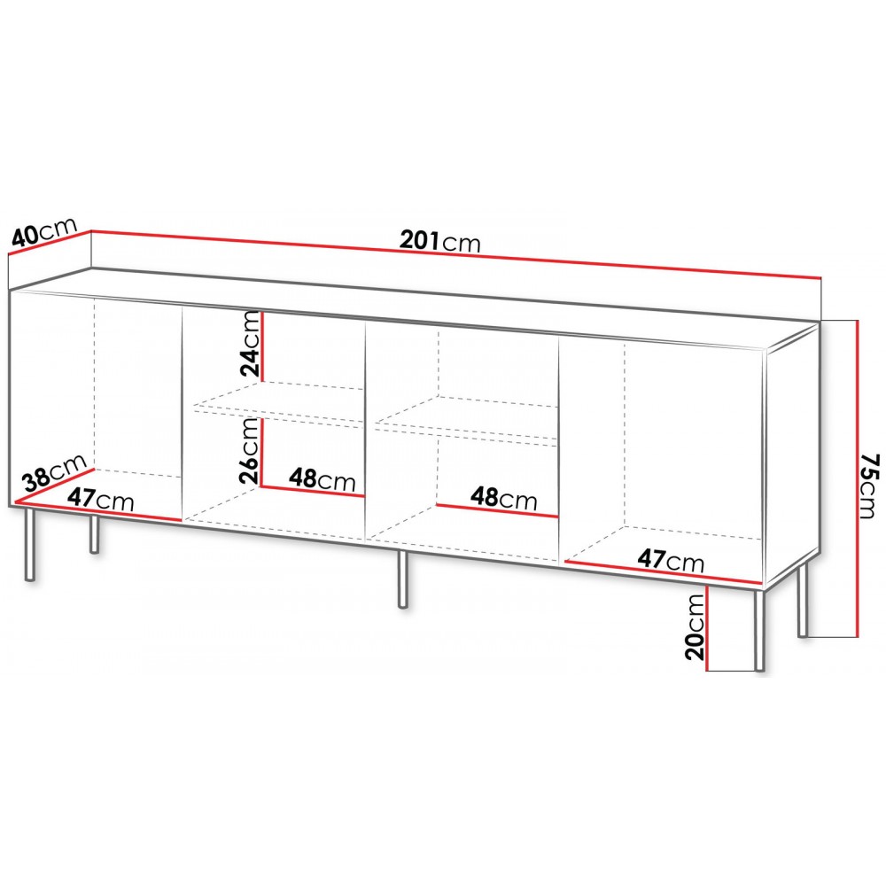 Μπουφές Siena I plus-Mauro