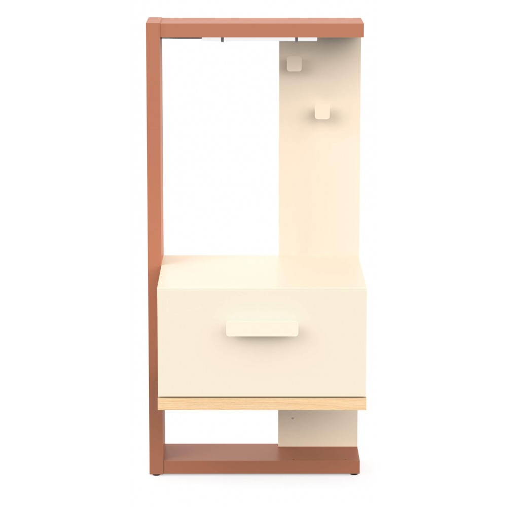 Κομοδίνο Camilla-Terracotta