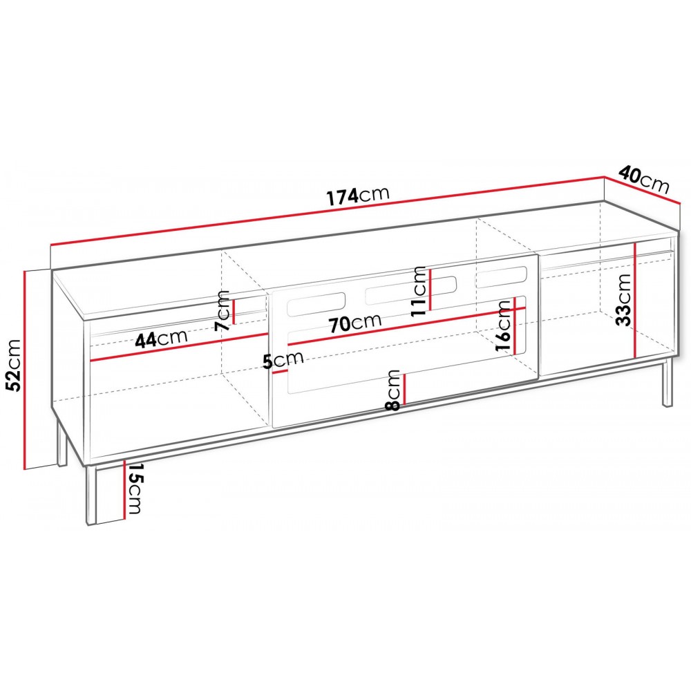 Έπιπλο τηλεόρασης Ozmi-Cashmere