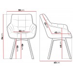 Σετ 2 πολυθρόνες Aruba-Mpez