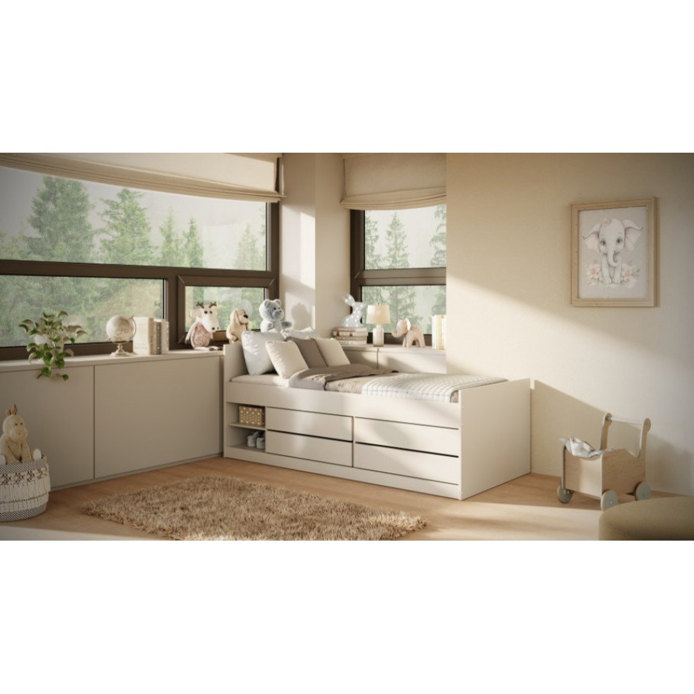 Παιδικό Κρεβάτι Leon 203.6x94.3x85