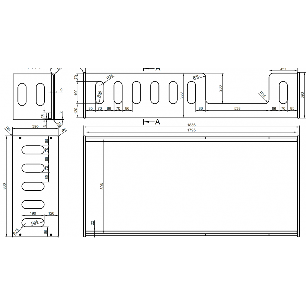 Παιδικό Κρεβάτι Timon-80 x 180 183.6x86x39