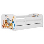 Παιδικό Κρεβάτι Babydreams Cartoon-Leuko-140 x 70-Animals 144x80x61