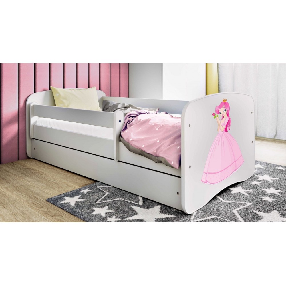 Παιδικό Κρεβάτι Babydreams Cartoon-Leuko-180 x 80-Princess 184x90x61