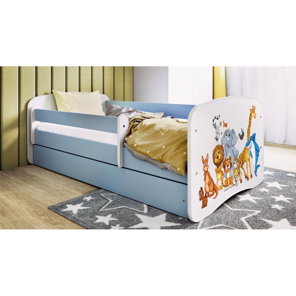 Παιδικό Κρεβάτι Babydreams Cartoon-Mple-180 x 80-Animals 184x90x61