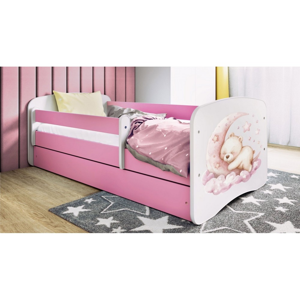 Παιδικό Κρεβάτι Babydreams Cartoon-Roz-140 x 70-Dream 144x80x61