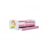 Παιδικό Κρεβάτι Babydreams Cartoon-Roz-140 x 70-Mermaid 144x80x61