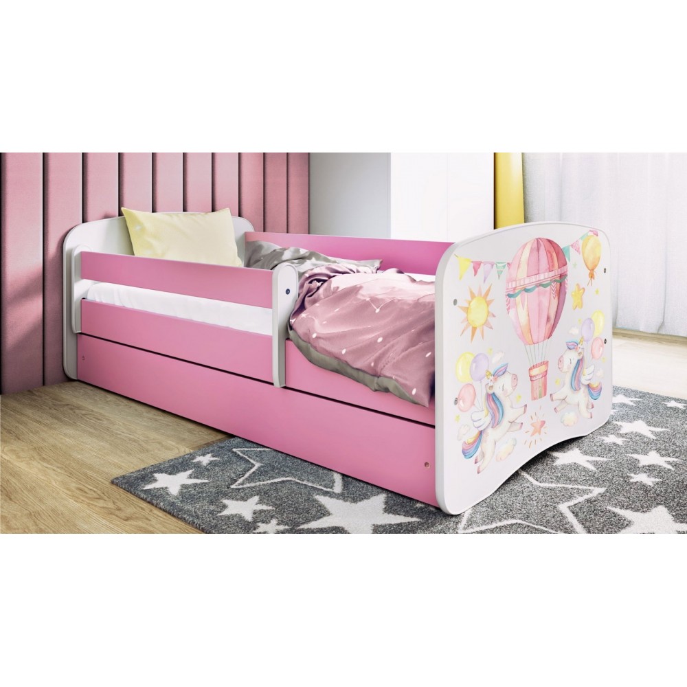 Παιδικό Κρεβάτι Babydreams Cartoon-Roz-160 x 80-Balloon 164x90x61