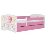 Παιδικό Κρεβάτι Babydreams Cartoon-Roz-160 x 80-Balloon 164x90x61