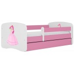 Παιδικό Κρεβάτι Babydreams Cartoon-Roz-160 x 80-Princess 164x90x61