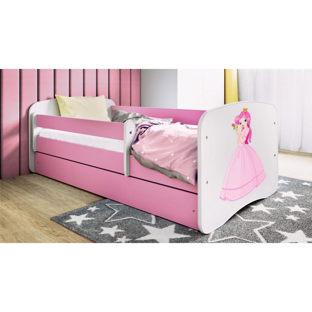 Παιδικό Κρεβάτι Babydreams Cartoon-Roz-180 x 80-Princess 184x90x61