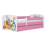 Παιδικό Κρεβάτι Babydreams Cartoon-Roz-180 x 80-Animals 184x90x61