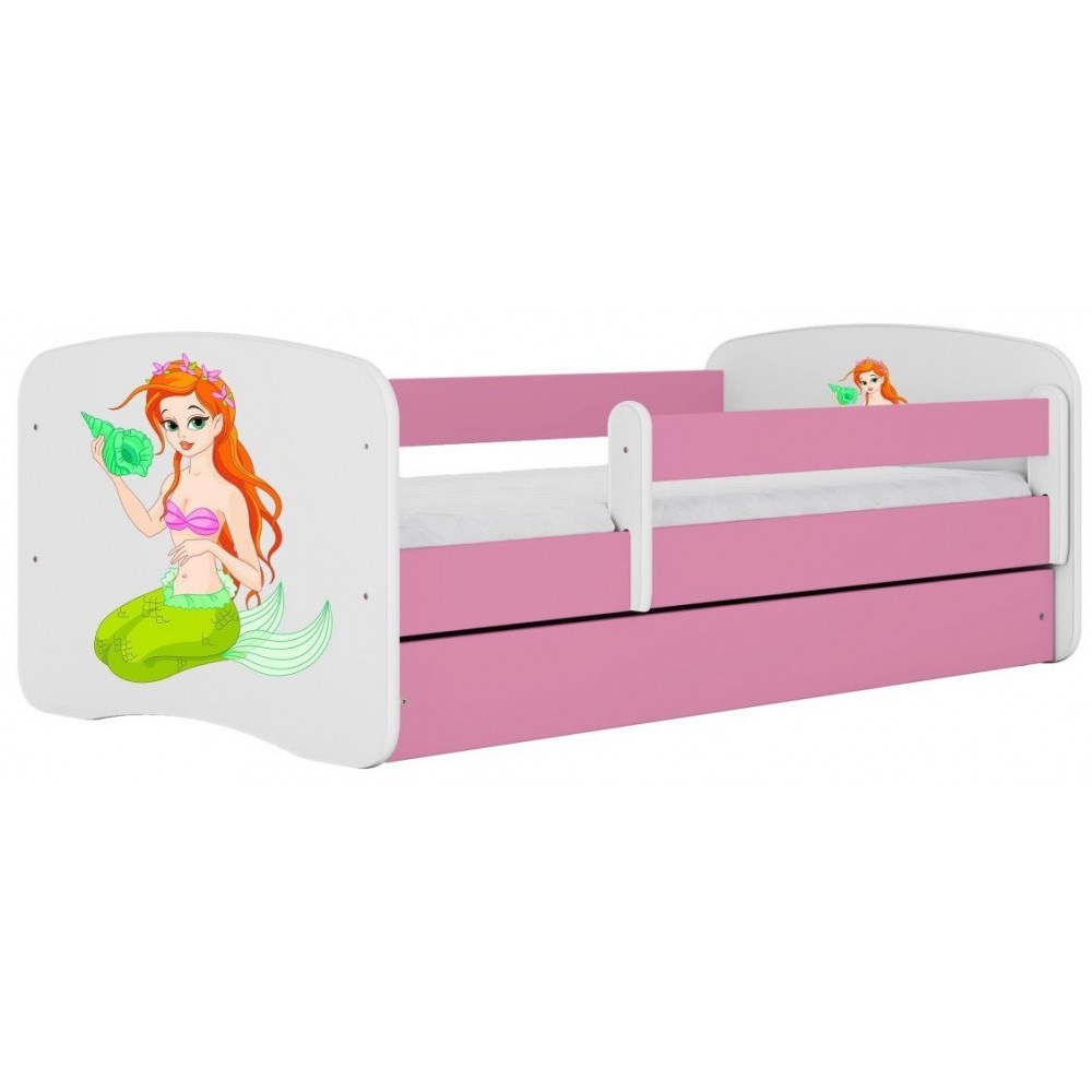 Παιδικό Κρεβάτι Babydreams Cartoon-Roz-180 x 80-Mermaid 184x90x61