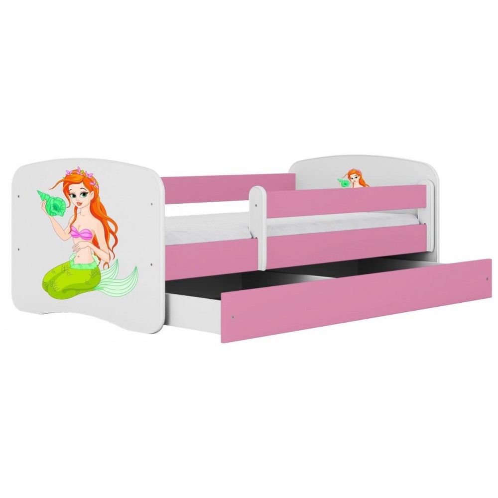 Παιδικό Κρεβάτι Babydreams Cartoon-Roz-180 x 80-Mermaid 184x90x61