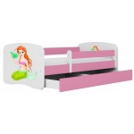Παιδικό Κρεβάτι Babydreams Cartoon-Roz-180 x 80-Mermaid 184x90x61