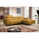 Γωνιακός καναπές Caladon Mini-Moustardi-Δεξιά
