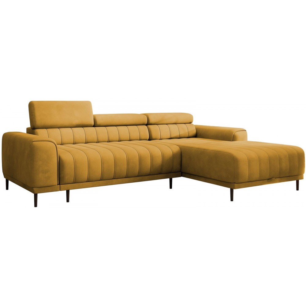 Γωνιακός καναπές Caladon Mini-Moustardi-Δεξιά