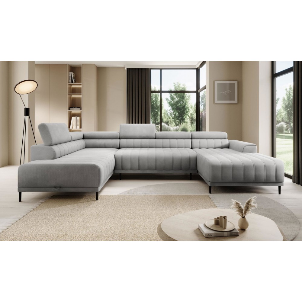 Γωνιακός καναπές Caladon Plus-Gkri-Αριστερή