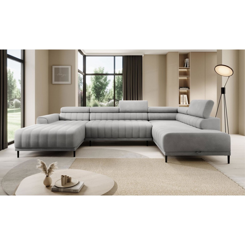 Γωνιακός καναπές Caladon Plus-Gkri-Δεξιά
