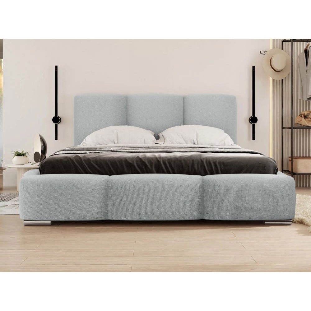 Επενδυμένο κρεβάτι Olweria-Gkri-160 x 200