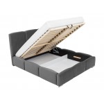 Επενδυμένο κρεβάτι Olweria-Kafe-Kokkino-140 x 200