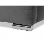 Επενδυμένο κρεβάτι Olweria-Prasino Skouro-160 x 200