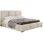 Επενδυμένο κρεβάτι Olweria-Leuko - Mpez-160 x 200