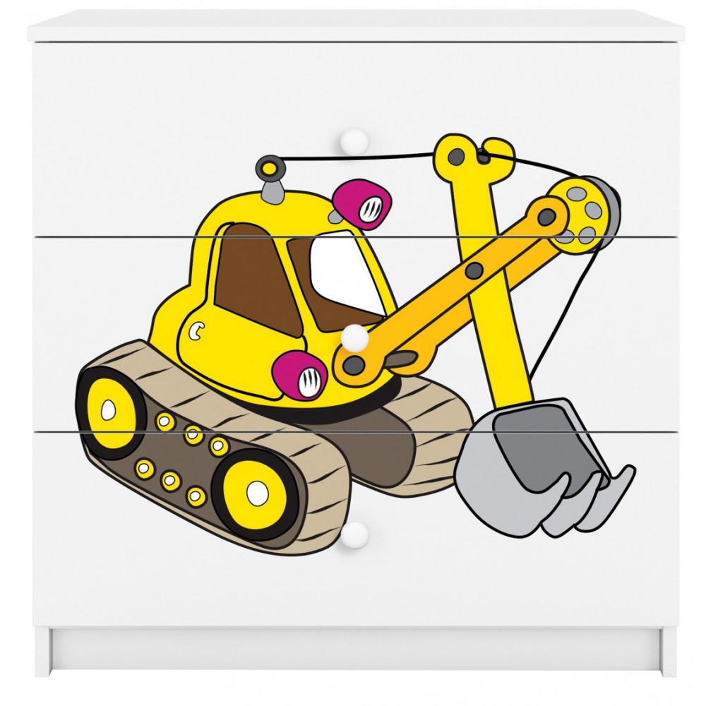 Συρταριέρα Babydreams Cartoon-Leuko-Digger  80x41x80.5