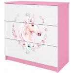 Συρταριέρα Babydreams Cartoon-Roz-Unicorn 80x41x80.5