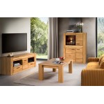 Τραπεζάκι σαλονιού Denny-Μήκος: 120 Βάθος: 70-Fusiko